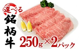 【ふるさと納税】【熊本和王】 選べる銘柄牛 肩ロース スライス  250ｇ×2パック 佐賀牛 宮崎牛 熊本牛 鹿児島牛 [?5802-7081]