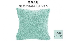 【ふるさと納税】MOGU 気持ちいいクッション Sage（セージ） モグ パウダービーズ ビーズクッション モコモコ ムニュムニュ カバー 無撚