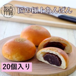 【ふるさと納税】匠の極上あんぱん(20個入り)《 あんパン パン 粒あん 冷凍 個包装 小分け 》【2403I05951】