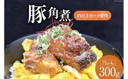 【ふるさと納税】満天の星特製 角煮 (四万十ポーク使用)75g×4袋 [株式会社満天の星 高知県 津野町26ac0002] 豚 四万十ポーク ご当地 と