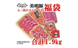 【ふるさと納税】＜美明豚＞福袋セット(茨城県共通返礼品・行方市産)【1450833】