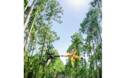 【ふるさと納税】三重県菰野町　フォレストアドベンチャー湯の山　アドベンチャーコース1名様利用券+オリジナル手袋付【1271976】