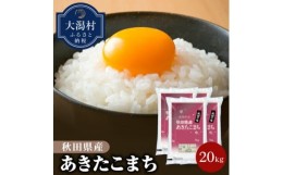 【ふるさと納税】＜令和5年産＞秋田県産あきたこまち20kg【1381407】