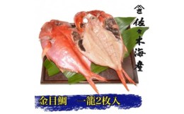 【ふるさと納税】干物セット＜金目鯛2枚セット＞高級魚金目の干物2枚セット 伊豆・伊東の干物詰め合わせ【1440776】