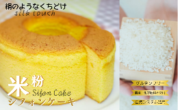 【ふるさと納税】米粉のシフォンケーキ 2個（グルテンフリー）｜シフォンケーキ 米粉 グルテンフリー 自然食 ヘルシー デザート おやつ 