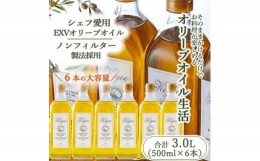 【ふるさと納税】＜ファーストクラスでも採用された＞『キヨエ』 エキストラバージンオリーブオイル　500ml×6本【1467225】