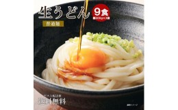 【ふるさと納税】生うどん 麺のみ 9食（300g×3袋）普通麺｜うどん 生麺