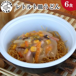 【ふるさと納税】レトルト皿うどん6食【B0-173】 レトルト 皿うどん うどん 簡単調理 長崎皿うどん 詰め合わせ レンチン