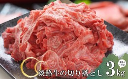 【ふるさと納税】淡路牛の切り落とし3.0kg（300g×10パック)
