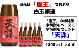 【ふるさと納税】No.4021 【魔王の姉妹品】白玉醸造の「天誅」6本セット