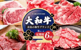 【ふるさと納税】【定期便6回】大和牛 お肉の定期便 B | 肉 にく ニク お肉 牛肉 黒毛 和牛 赤身 国産 大和牛 切り落とし 冷凍 すきやき 