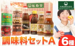 【ふるさと納税】 有機 調味料 セットA 6種 光食品 株式会社 《30日以内出荷予定(土日祝除く)》無添加 調味料 バラエティーセット 中農ソ