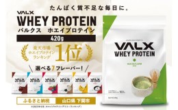 【ふるさと納税】【抹茶風味】VALX ホエイプロテイン 420g