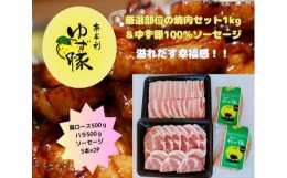 【ふるさと納税】112004　【高知のブランド豚/ゆず豚】厳選部位の焼肉セット1？＋ソーセージ5本入り×2P