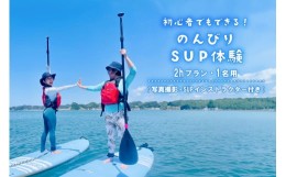 【ふるさと納税】初心者でもできる！のんびりSUP体験・2Hプラン（写真撮影・SUPインストラクター付き）　１名用 mi0094-0001