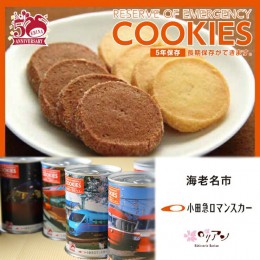 【ふるさと納税】海老名市制施行50周年記念小田急ロマンスカー保存クッキー缶6缶セット