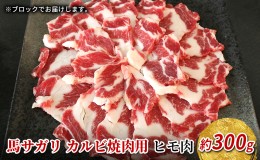 【ふるさと納税】焼肉用 馬肉 サガリ カルビ ヒモ肉 約300g 焼き肉 やきにく ヤキニク BBQ バーベキュー 馬刺し 馬刺 馬 肉 お肉 冷凍 配