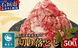 【ふるさと納税】石垣島産 黒毛和牛 新里牛 切り落とし (500g×1)  【 牛肉 肉 切り落とし 炒め物 煮物 薄切り肉 牛丼 石垣 石垣島 沖縄 