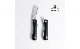 【ふるさと納税】N-95 【FEDECA】 折畳式料理ナイフ Solo プレーンブラック　000952