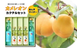 【ふるさと納税】カメレオンカクテルセット（カクテルベース用日本酒2本・あんずサイダー3本入り）