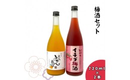 【ふるさと納税】▼紀州 完熟みかん梅酒・イチゴ梅酒セット 720ml×2本 【sta705-ks-mkichi】