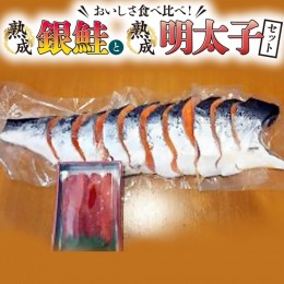 【ふるさと納税】銀鮭半身 明太子（250g） セット 熟成 サケ めんたいこ 鮭 シャケ 新鮮 海鮮セット 海の幸