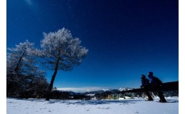 【ふるさと納税】『霧ヶ峰ナイトスノーシューで神秘的な雪原の夜を体験しよう』ツアー参加券３名様分／八ヶ岳登山企画 ハイキング 体験型