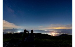 【ふるさと納税】『霧ヶ峰で神秘的な夜を体験！満月・星空ナイトハイキング』ツアー参加券２名様分／体験型 アウトドア チケット 参加型 