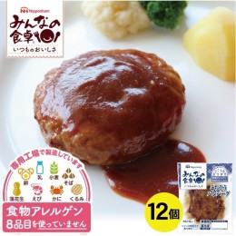 【ふるさと納税】SB0447　東北日本ハム《みんなの食卓》 ごちそうハンバーグ　140g×12個