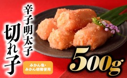 【ふるさと納税】ZI129.こだわりの辛子明太子切れ子500g