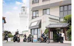 【ふるさと納税】御前崎ガレージがあるバイクに優しい宿　1泊2食付き｜ライダー ツーリング 海の幸 静岡県 旅 旅館