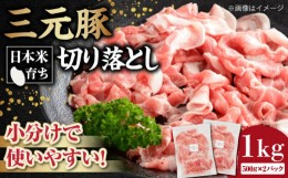 【ふるさと納税】日本の米育ち平田牧場　三元豚切り落とし　500g×2