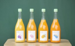 【ふるさと納税】瀬戸内の柑橘100%ストレートジュース 旬の大瓶（720ml）4本セット