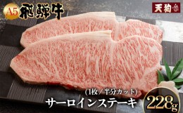 【ふるさと納税】飛騨牛 A5 サーロインステーキ  228g【冷凍 真空】牛肉 ステーキ 霜降り  牛 天狗 ブランド牛