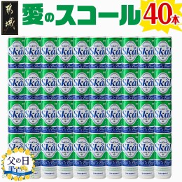 【ふるさと納税】【父の日】『愛』を込めて・・・愛のスコール250ml×40本(2ケース)≪6月13日〜16日お届け≫_12-2301-FG