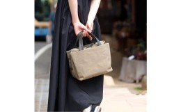 【ふるさと納税】【豊岡鞄】TUTUMU tre mini boston bag（S4100）グレージュ