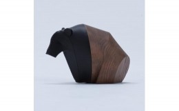 【ふるさと納税】北海道アートオブジェ　コソンコクス　Animal Object - エゾヒグマ 北海道タモMBR