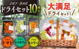 【ふるさと納税】DRY BAR ドライバー Bセット 10種類 乾燥野菜 / ドライフルーツ お菓子 菓子 間食 おやつ / 大村市 / ファームいまみっ