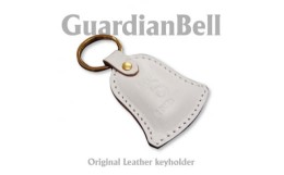 【ふるさと納税】Roughtail leather works＜ガーディアンベル レザーキーホルダー＞ホワイト【1482955】