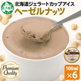 【ふるさと納税】2336. くりーむ童話 カップアイス ヘーゼルナッツ 100ml×6個 アイスクリーム アイス スイーツ 牛乳 ミルク 贈り物 gift