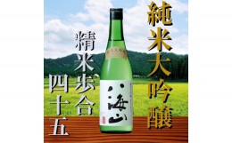 【ふるさと納税】日本酒 八海山 純米大吟醸 720ml 食前・食中酒にオススメ