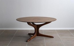 【ふるさと納税】【FILE FURNITURE WORKS】ダイニングテーブル（DT-6 Round Table）