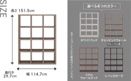 【ふるさと納税】【ギャンビットウォール（グレージュ色）】フリーダム両面シェルフ RSG-430（縦使用：W1147 D297 H1515mm）