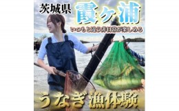 【ふるさと納税】「霞ヶ浦の天然うなぎ」　霞ヶ浦で漁体験　1名様分【1483574】