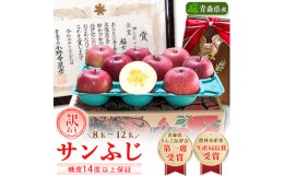 【ふるさと納税】りんご「サンふじ」糖度14度以上保証 約3kg 訳あり 家庭用【1106865】