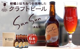 【ふるさと納税】SunSunALE　たんかん6本セット