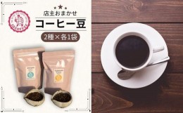 【ふるさと納税】店主のおすすめおまかせコーヒー豆【2種×各1袋】 【コーヒー ドリップコーヒー 珈琲 本格 焙煎 豆 一押し こだわり イ