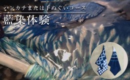 【ふるさと納税】藍染体験　ハンカチまたは手ぬぐいコース　豊見城市