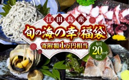 【ふるさと納税】【何が届くかお楽しみ】旬の海の幸 福袋 寄附額1万円相当 魚介類 海産物 海鮮 刺身 広島 江田島市/七宝丸 [XBY004]