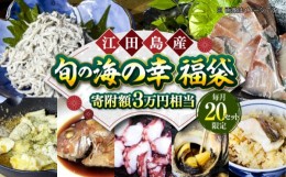 【ふるさと納税】【何が届くかお楽しみ】旬の海の幸福袋 寄附額3万円相当 魚介類 海産物 海鮮 刺身 広島 江田島市/七宝丸 [XBY006]